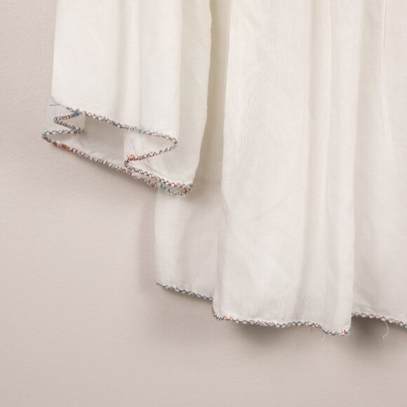 Feathers by Tolani Mara embroidered kimono-S - Picture 5 of 6